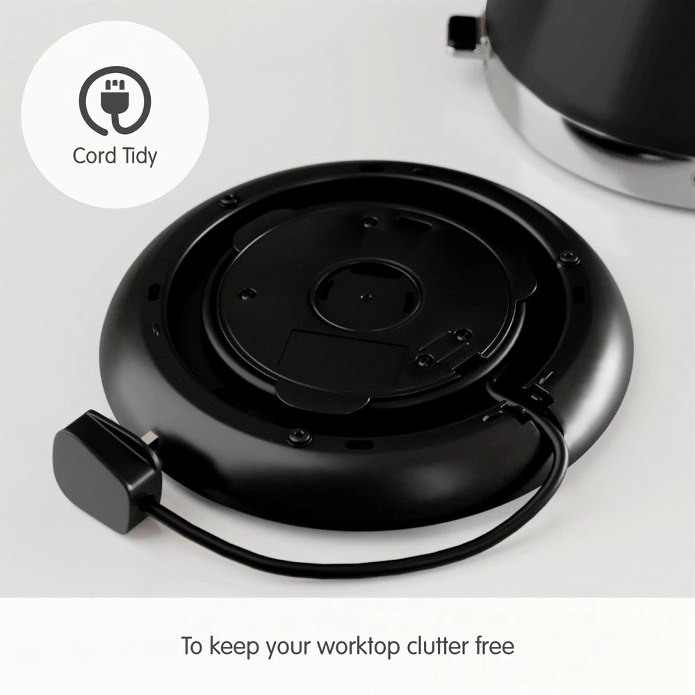 Morphy Richards Venture Black Pyramid Kettle 6 Morphy Richards Venture Black Pyramid Kettle - Image 4