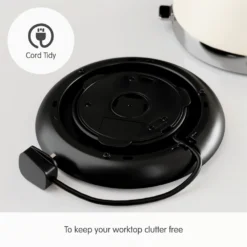 Morphy Richards Venture Cream Pyramid Kettle 14 Morphy Richards Venture Cream Pyramid Kettle -Morphy Richards Sales Shop 100132 Cord Tidy text