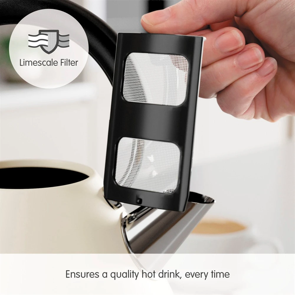 Morphy Richards Venture Cream Pyramid Kettle 8 Morphy Richards Venture Cream Pyramid Kettle - Image 6