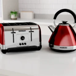 Morphy Richards Venture Red Pyramid Kettle -Morphy Richards Sales Shop 100133 240133 1