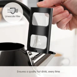 Morphy Richards Venture Retro Black Pyramid Kettle 14 Morphy Richards Venture Retro Black Pyramid Kettle -Morphy Richards Sales Shop 100331 Limescale Filter text
