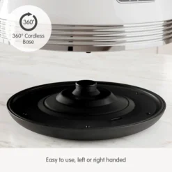 Morphy Richards Venture Retro White Pyramid Kettle 11 Morphy Richards Venture Retro White Pyramid Kettle -Morphy Richards Sales Shop 100332 360 cordless base text