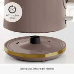 Morphy Richards Signature Opulent Gold Kettle 15 Morphy Richards Signature Opulent Gold Kettle -Morphy Richards Sales Shop 100743 360 cordless base text