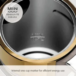 Morphy Richards Signature Opulent Gold Kettle 12 Morphy Richards Signature Opulent Gold Kettle -Morphy Richards Sales Shop 100743 Min Fill Line text