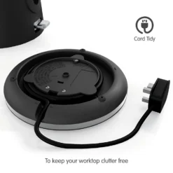 Morphy Richards Signature Opulent Black Kettle 14 Morphy Richards Signature Opulent Black Kettle -Morphy Richards Sales Shop 100744 Cord Tidy text