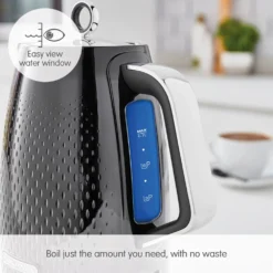 Morphy Richards Verve Black Jug Kettle 14 Morphy Richards Verve Black Jug Kettle -Morphy Richards Sales Shop 103010 Easy view water window text