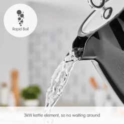 Morphy Richards Verve Black Jug Kettle 16 Morphy Richards Verve Black Jug Kettle -Morphy Richards Sales Shop 103010 Rapid Boil text