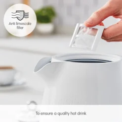 Morphy Richards Verve White Jug Kettle 14 Morphy Richards Verve White Jug Kettle -Morphy Richards Sales Shop 103012 Anti limescale filter text