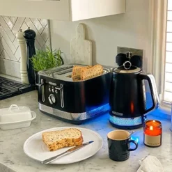 Morphy Richards Illumination Black Stainless Steel Jug Kettle 23 Morphy Richards Illumination Black Stainless Steel Jug Kettle -Morphy Richards Sales Shop 108020 3