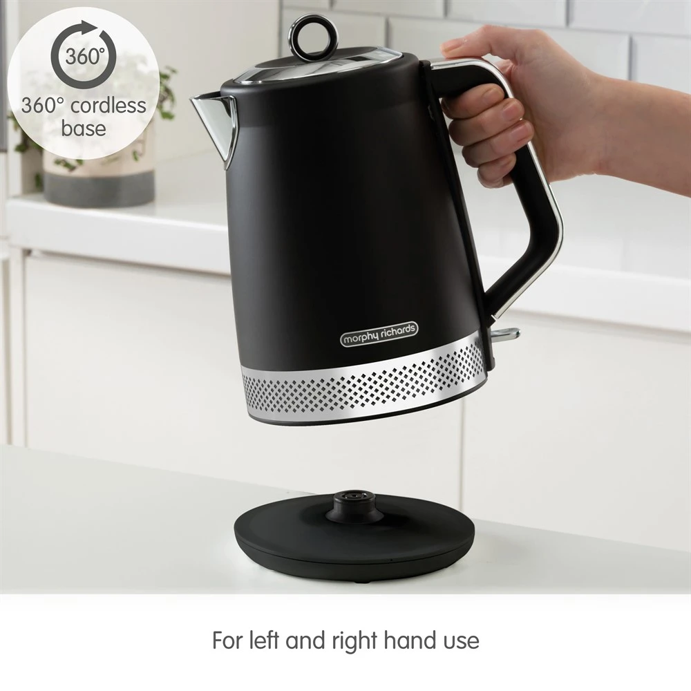 Morphy Richards Illumination Black Stainless Steel Jug Kettle 5 Morphy Richards Illumination Black Stainless Steel Jug Kettle - Image 3