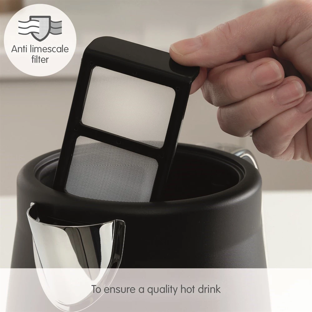 Morphy Richards Illumination Black Stainless Steel Jug Kettle 6 Morphy Richards Illumination Black Stainless Steel Jug Kettle - Image 4