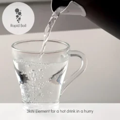 Morphy Richards Illumination Black Stainless Steel Jug Kettle 17 Morphy Richards Illumination Black Stainless Steel Jug Kettle -Morphy Richards Sales Shop 108020 Fast Boil text