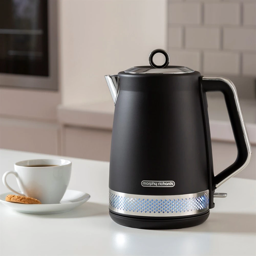 Morphy Richards Illumination Black Stainless Steel Jug Kettle 10 Morphy Richards Illumination Black Stainless Steel Jug Kettle - Image 8