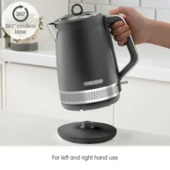 Morphy Richards Illumination Titanium Stainless Steel Jug Kettle -Morphy Richards Sales Shop 108022 360 cordless base text