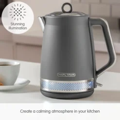 Morphy Richards Illumination Titanium Stainless Steel Jug Kettle -Morphy Richards Sales Shop 108022 Stunning Illumination text