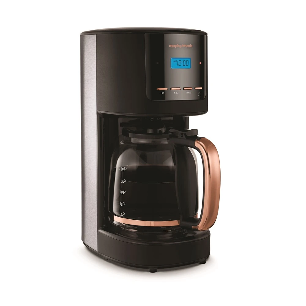 Morphy Richards Rose Gold Collection Filter Coffee Machine 2 Morphy Richards Rose Gold Collection Filter Coffee Machine