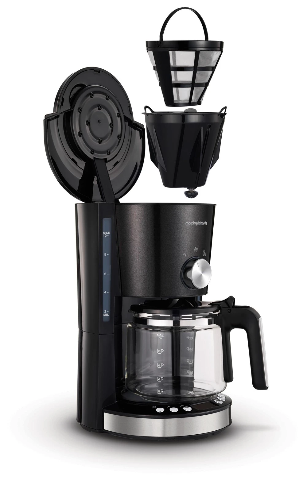 Morphy Richards Evoke Black Filter Coffee Machine 8 Morphy Richards Evoke Black Filter Coffee Machine - Image 6