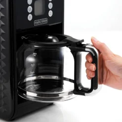 Morphy Richards Vector Black Pour Over Filter Coffee Machine 12 Morphy Richards Vector Black Pour Over Filter Coffee Machine -Morphy Richards Sales Shop 163002 glass jug