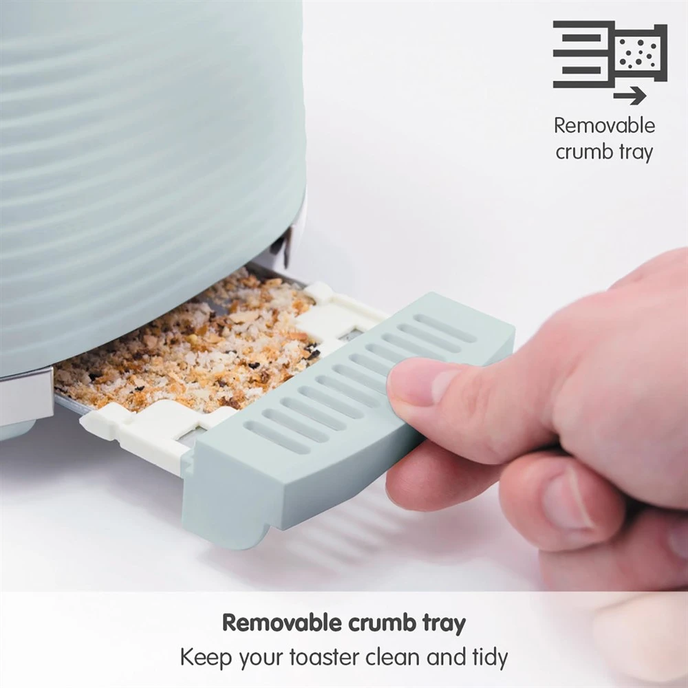 Morphy Richards Dune Sage Green 2 Slice Toaster 5 Morphy Richards Dune Sage Green 2 Slice Toaster - Image 3