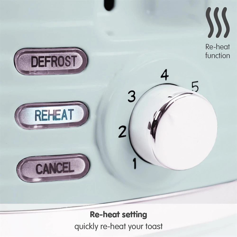 Morphy Richards Dune Sage Green 2 Slice Toaster 7 Morphy Richards Dune Sage Green 2 Slice Toaster - Image 5