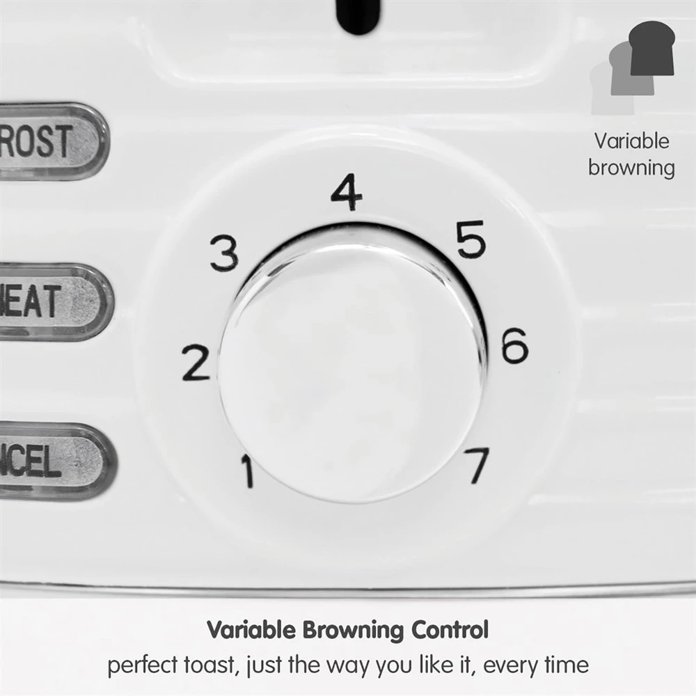 Morphy Richards Dune White 2 Slice Toaster 7 Morphy Richards Dune White 2 Slice Toaster - Image 6