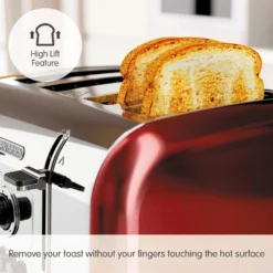 Morphy Richards Venture Red 4 Slice Toaster 11 Morphy Richards Venture Red 4 Slice Toaster -Morphy Richards Sales Shop 240133 High Lift text