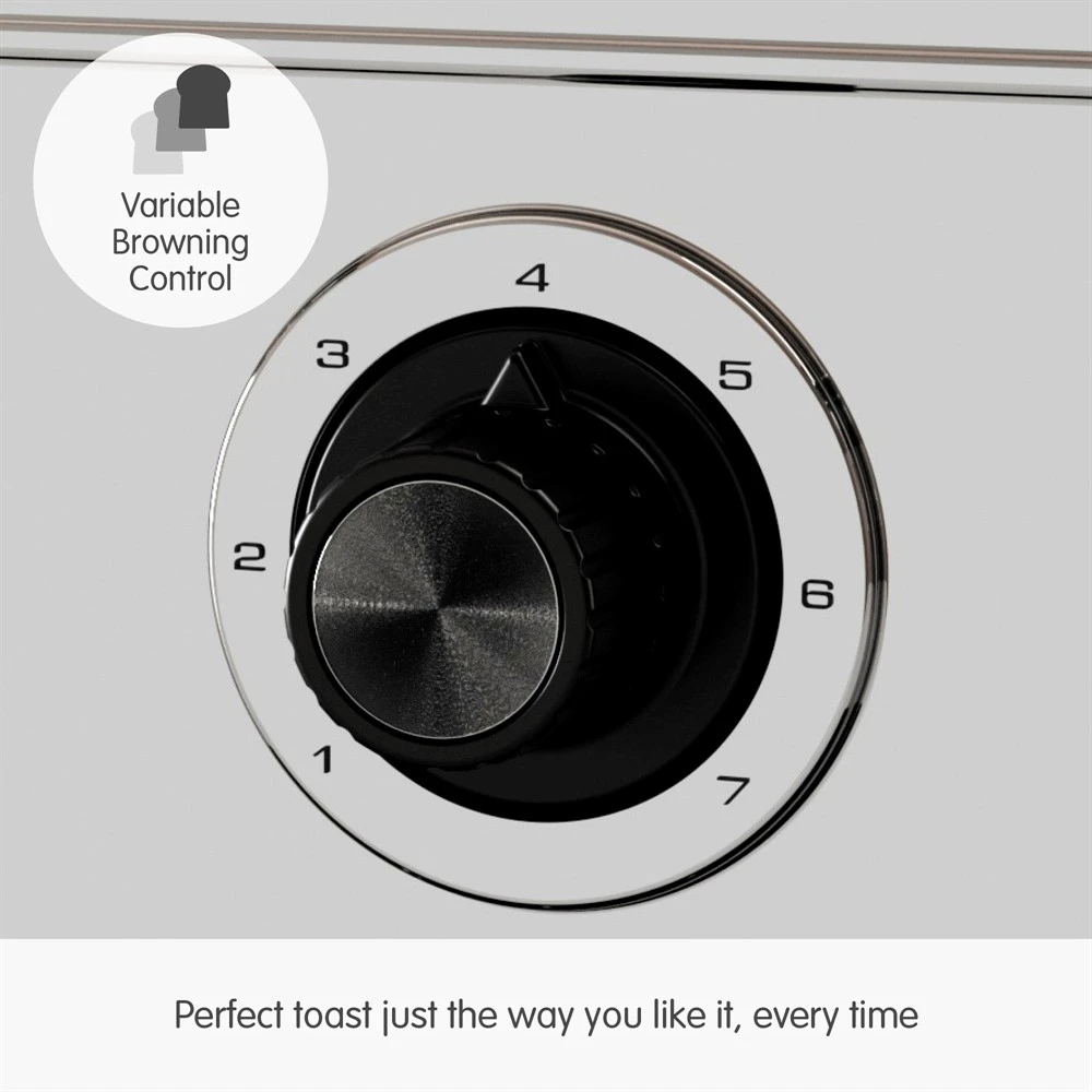 Morphy Richards Venture White 4 Slice Toaster 5 Morphy Richards Venture White 4 Slice Toaster - Image 3