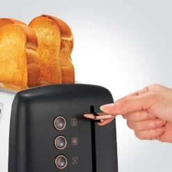 Morphy Richards Rose Gold Collection Black 4 Slice Long Slot Toaster 16 Morphy Richards Rose Gold Collection Black 4 Slice Long Slot Toaster -Morphy Richards Sales Shop 245036 hilift