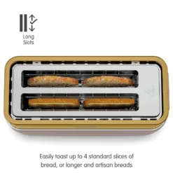 Morphy Richards Signature Opulent Gold Toaster 12 Morphy Richards Signature Opulent Gold Toaster -Morphy Richards Sales Shop 245743 Long Slots text