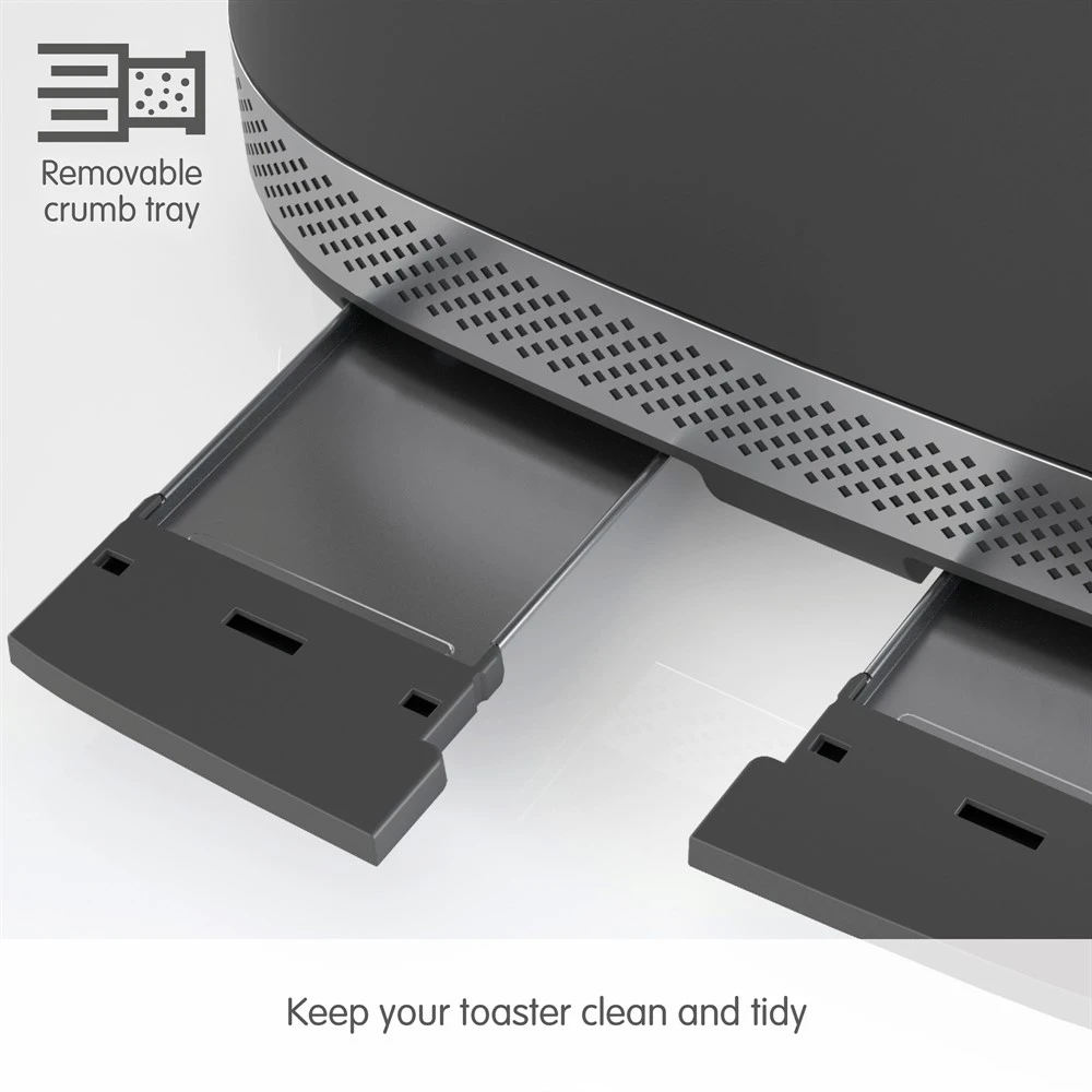 Morphy Richards Illumination Titanium Stainless Steel 4 Slice Toaster 6 Morphy Richards Illumination Titanium Stainless Steel 4 Slice Toaster - Image 4