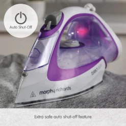Morphy Richards Turbo Glide 40g Steam Output Steam Iron 12 Morphy Richards Turbo Glide 40g Steam Output Steam Iron -Morphy Richards Sales Shop 302000 Auto Shut Off text