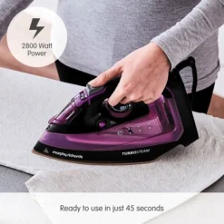 Morphy Richards Turbosteam Iron 50g Steam Output Iron 12 Morphy Richards Turbosteam Iron 50g Steam Output Iron -Morphy Richards Sales Shop 303140 2800W Power text