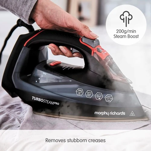 Morphy Richards Turbosteam Pro Digital 55g Steam Output Steam Iron 4 Morphy Richards Turbosteam Pro Digital 55g Steam Output Steam Iron - Image 2
