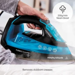 Morphy Richards Turbosteam Pro Digital Intellitemp 40g Steam Output Iron 13 Morphy Richards Turbosteam Pro Digital Intellitemp 40g Steam Output Iron -Morphy Richards Sales Shop 303210 200g Steam Boost text 1