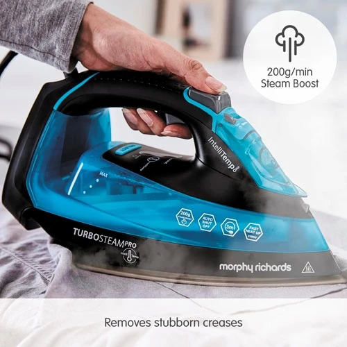 Morphy Richards Turbosteam Pro Digital Intellitemp 40g Steam Output Iron 6 Morphy Richards Turbosteam Pro Digital Intellitemp 40g Steam Output Iron - Image 5