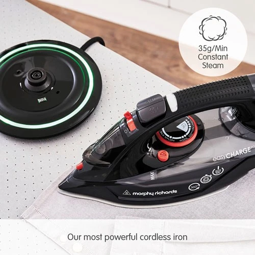 Morphy Richards easyCHARGE Power + Cordless Iron 4 Morphy Richards easyCHARGE Power + Cordless Iron - Image 2
