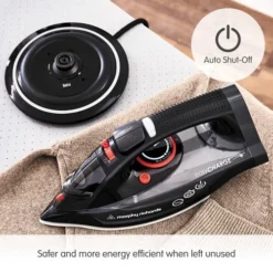 Morphy Richards easyCHARGE Power + Cordless Iron 13 Morphy Richards easyCHARGE Power + Cordless Iron -Morphy Richards Sales Shop 303251 Auto Shut Off text