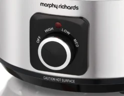 Morphy Richards Sear, Stew and Stir 3.5L Silver Slow Cooker 12 Morphy Richards Sear, Stew and Stir 3.5L Silver Slow Cooker -Morphy Richards Sales Shop 460009 controls