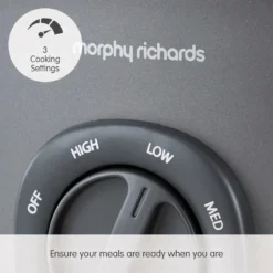 Morphy Richards Sear and Stew 6.5L Oval Slow Cooker Titanium 11 Morphy Richards Sear and Stew 6.5L Oval Slow Cooker Titanium -Morphy Richards Sales Shop 461022 3 Cooking Settings text