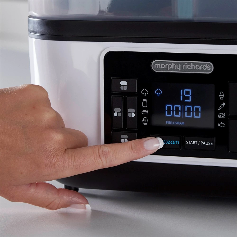 Morphy Richards Plastic Intellisteam Food Steamer 11 Morphy Richards Plastic Intellisteam Food Steamer - Image 10