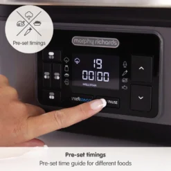 Morphy Richards Intellisteam Food Steamer 16 Morphy Richards Intellisteam Food Steamer -Morphy Richards Sales Shop 470006 pre set timings