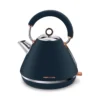 Morphy Richards Rose Gold and Midnight Blue Traditional Kettle -Morphy Richards Sales Shop HR102039