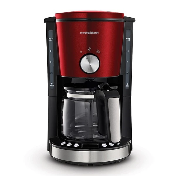 Morphy Richards Evoke Red Filter Coffee Machine 3 Morphy Richards Evoke Red Filter Coffee Machine