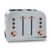 Morphy Richards Rose Gold and Ocean Grey 4 Slice Toaster 1 Morphy Richards Rose Gold and Ocean Grey 4 Slice Toaster -Morphy Richards Sales Shop HR242040