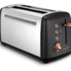 Morphy Richards Rose Gold Collection Black 4 Slice Long Slot Toaster -Morphy Richards Sales Shop HR245036
