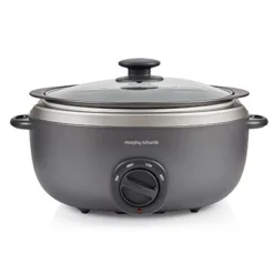 Morphy Richards Sear and Stew 6.5L Oval Slow Cooker Titanium
